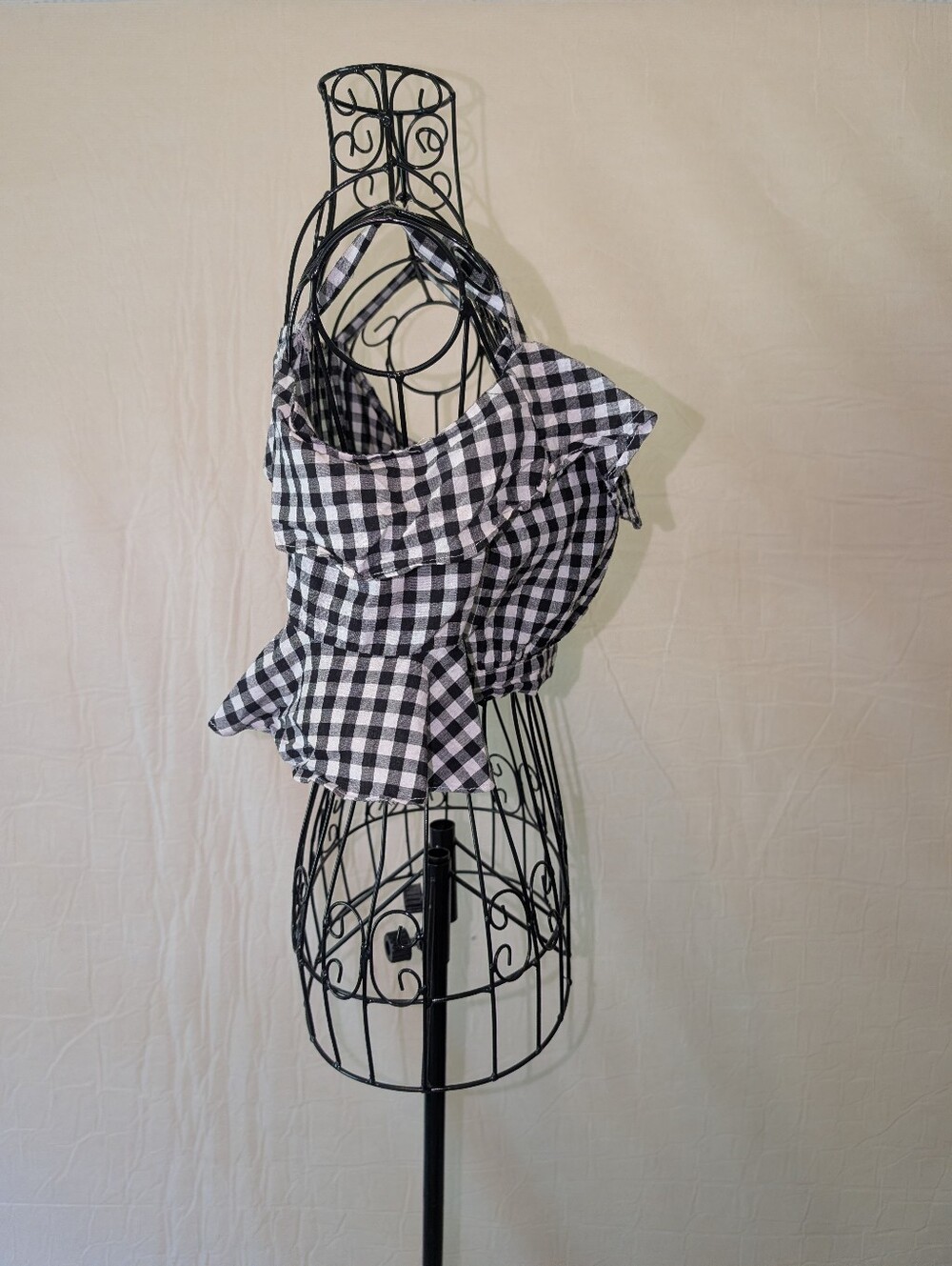Checkered Crop Top - Picture 4 of 4